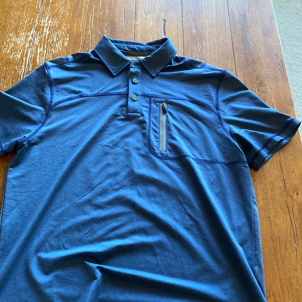 Bass men’s shirt, dark blue, medium